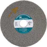 Scotch-Brite™ EXL Deburring Wheel, 8" x 1", 3" Arbor