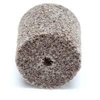 Scotch-Brite™ Cut & Polish Unitized Wheel, 1" x 1", 3/16"-7 Arbor, Medium Grit, Aluminum Oxide