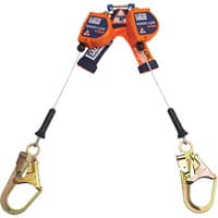 Nano-Lok™ Edge Self-Retracting Lifeline, 8', Stainless Steel, Swivel