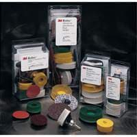 Scotch-Brite™ Roloc™ Bristle Disc Kit, Ceramic, 50, 80, 120 Grit, 2" Dia.