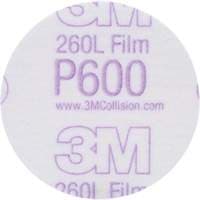 Gold Hookit™ Disc, 3" Dia., P600 Grit, Aluminum Oxide, C-Weight