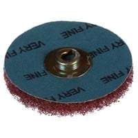 Standard Abrasives™ Quick Change Buff and Blend HS Disc, 2" Dia., Very Fine Grit, Aluminum Oxide