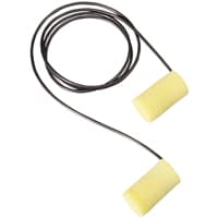 E-A-Rsoft™ Yellow Neons ™ Metal Detectable Earplugs, Corded, Large, Bulk - Polybag, 33 NRR dB