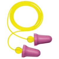 E-A-R™ No-Touch Foam Earplugs, Pair - Polybag, Corded