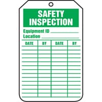 Inspection Tags, Plastic, 3-3/8" W x 5-7/8" H, English