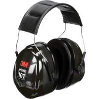 Peltor™ Optime™ 101 Series Earmuffs, Headband, 27 NRR dB