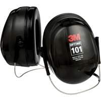 Peltor™ Optime™ 101 Series Earmuffs, Neckband, 26 NRR dB