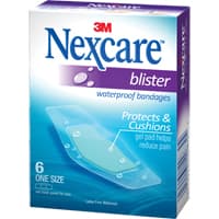 Nexcare™ Waterproof Blister Bandages, Rectangular/Square, 2-1/4", Plastic, Sterile