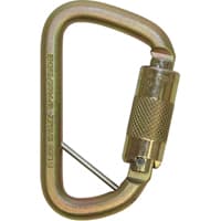 Rollgliss™ Technical Rescue Offset D Fall Arrest Carabiner, Steel, 3600 lbs Capacity