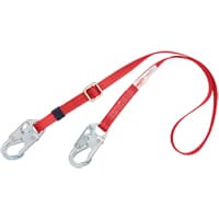 PRO™ Adjustable Web-Positioning Lanyard, 1 Legs, 6', CSA Class B, Polyester