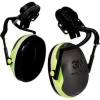 Peltor™ X Series X4 Earmuffs, Cap Mount, 26 NRR dB