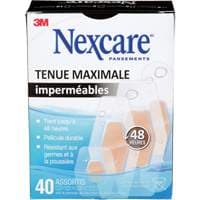 Nexcare™ Max-Hold Waterproof Bandages, Assorted, Plastic, Sterile