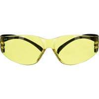 SecureFit™ 100 Series Safety Glasses, Amber Lens, Anti-Fog/Anti-Scratch, ANSI Z87+/Meets/Exceeds CSA Z94.3
