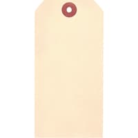 Manila Blank Tags, Cardstock, 1-3/8" W x 2-3/4" H