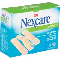 Nexcare™ Comfort Strips, Rectangular/Square, 3", Fabric, Sterile