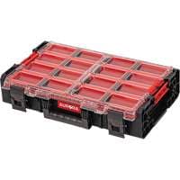Arx™ X-Large Organizer with Long Bins, 23" x 15-1/5" x 5", Black