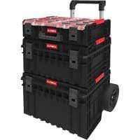 Arx™ 3-Piece Modular Starter Kit, 23"/25-1/5" x 19"/15-1/5" x 12-3/5"/26"/6-4/5", Black/Red