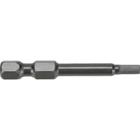 1/4" Metric Hex Power Bits, Hex, 5 mm Tip, 1/4" Drive Size, 1-15/16" Length