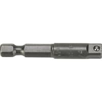 Hex To Male Square Drive Extension, 3/8" Drive Size, 2" L