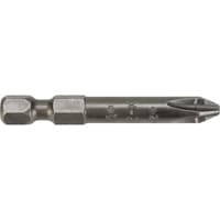 1/4" Phillips Power Drive, ACR, Phillips, #2 Tip, 1/4" Drive Size, 1-15/16" Length