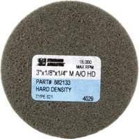 Standard Abrasives™ Unitized Wheel, 3" x 1/8", 1/4" Arbor, Medium Grit, Aluminum Oxide